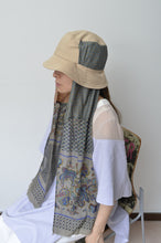 Load image into Gallery viewer, SCARF DROOPY BUCKET HAT_BEG_04
