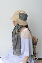 Load image into Gallery viewer, SCARF DROOPY BUCKET HAT_BEG_04
