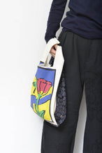 Load image into Gallery viewer, 02_FLOWER LACE CONVINI-BAG_TWO-TONE/BLK×ASS
