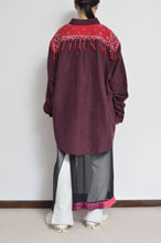 Load image into Gallery viewer, BANDANA FRINGE FAKE SUEDE SH / RED
