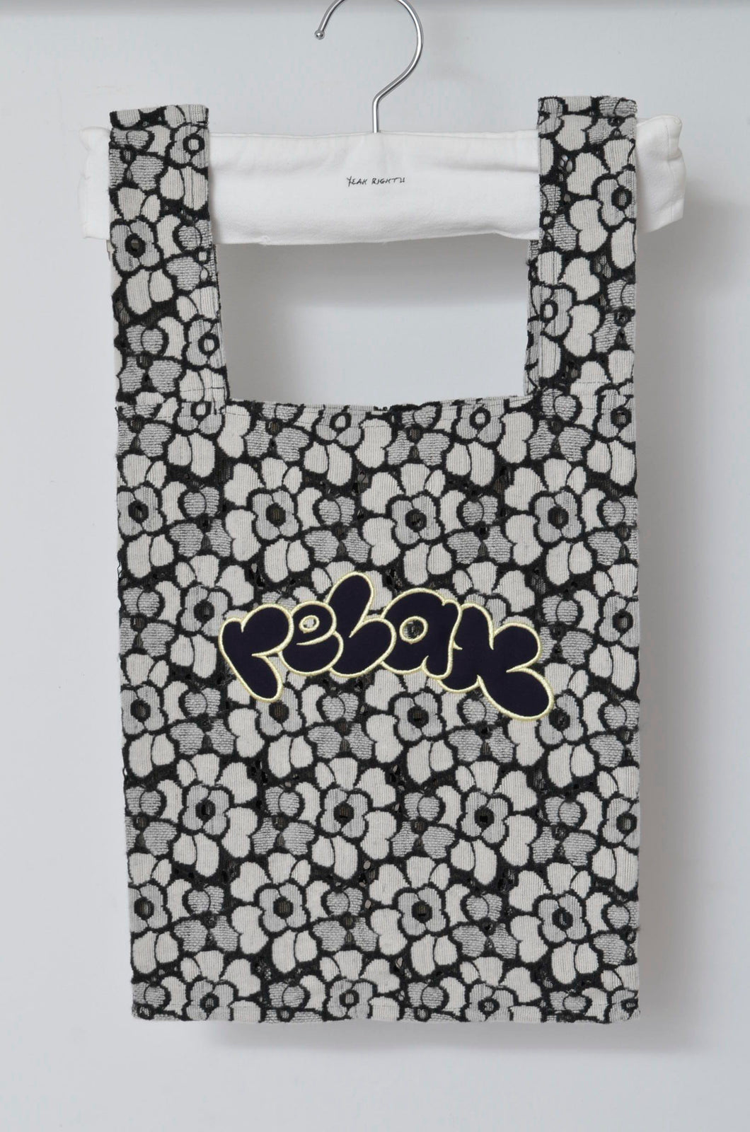 FLOWER LACE CONVINI-BAG_fab-graff/WHT