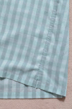Load image into Gallery viewer, CHECK OPEN COLLAR S/S SH_BLUE CHECK/02 size
