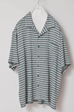 画像をギャラリービューアに読み込む, CHECK OPEN COLLAR S/S SH_GREEN CHECK/01 size
