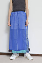 Load image into Gallery viewer, CHIFFON LONG SK 00/BLUE
