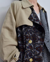 Load image into Gallery viewer, FLORAL TRENCH COAT/BEIGE/01 size A
