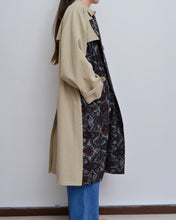 Load image into Gallery viewer, FLORAL TRENCH COAT/BEIGE/01 size A
