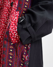 画像をギャラリービューアに読み込む, FLORAL TRENCH COAT/BLK/01 size A
