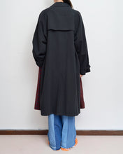 画像をギャラリービューアに読み込む, FLORAL TRENCH COAT/BLK/01 size A
