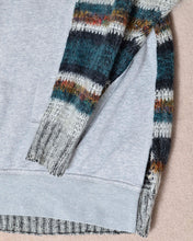 Load image into Gallery viewer, Sweat × knit switch pullover_H
