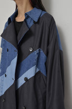 Load image into Gallery viewer, DENIM UNE UNE TRENCH COAT/LONG_01
