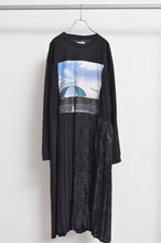 Load image into Gallery viewer, PLEATS OP_PRINT L/ST (02_BLK/PARASOL)

