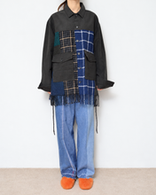 Load image into Gallery viewer, Muffler short blouson / Charcoal_A
