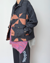 Load image into Gallery viewer, 代官山 蔦屋書店出品中/HERRINGBONE LINEN WOOL QUILTED WORK BLOUSON
