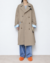Load image into Gallery viewer, Flower charm pea coat / peach skin
