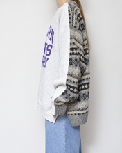 Load image into Gallery viewer, Sweat × knit switch pullover_C
