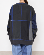 Load image into Gallery viewer, Panel sweat pullover contrast stitch / 02size_A
