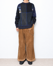 Load image into Gallery viewer, Panel sweat pullover contrast stitch / 02size_A
