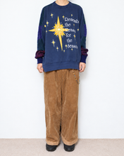 Load image into Gallery viewer, Sweat × knit switch pullover_B
