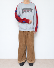 Load image into Gallery viewer, Sweat × knit switch pullover_A
