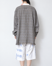 Load image into Gallery viewer, [27SS 予約アイテム] Table Cloth Collar Check Fringe Shirt
