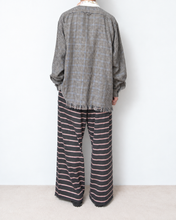 Load image into Gallery viewer, [27SS 予約アイテム] Table Cloth Collar Check Fringe Shirt
