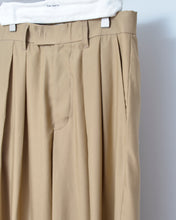 画像をギャラリービューアに読み込む, [27SS 予約アイテム] Tencel Wide Tuck Pants
