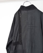 Load image into Gallery viewer, Black Table Cloth Field Coat
