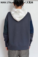 Load image into Gallery viewer, QUILT HOODIE/CHA_02
