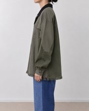 Load image into Gallery viewer, FRAGMENT MILITARY SHIRT (YIN &amp; YANG SLEEVE)/01 size
