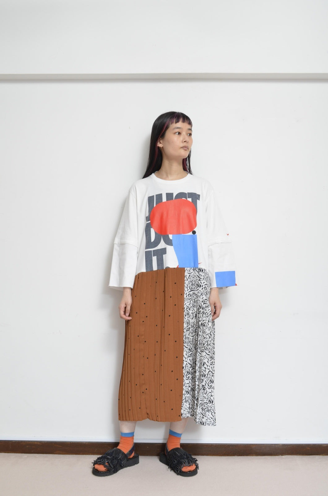 PLEATED TEE OP(PRINT)_Mi*00 / A