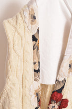 画像をギャラリービューアに読み込む, KNIT VEST C/D_WHITE
