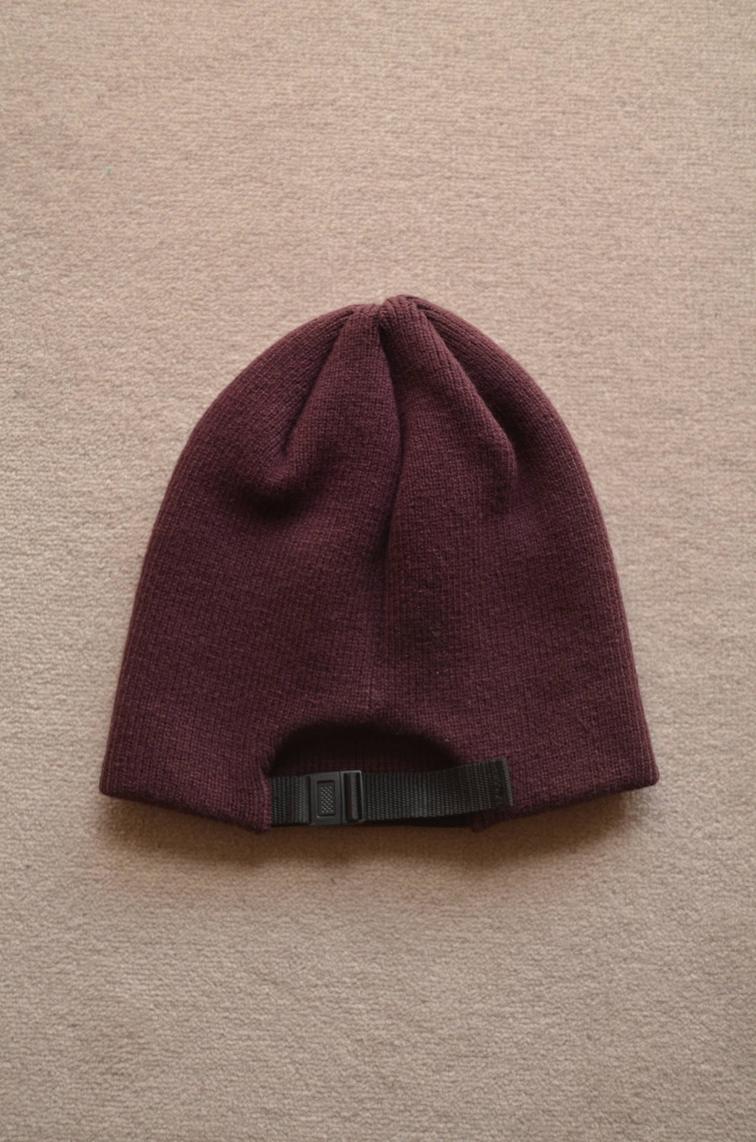 KNIT ADJUST CAP/BORDEAUX