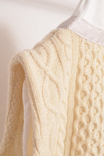 画像をギャラリービューアに読み込む, KNIT VEST C/D_WHITE

