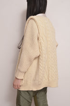 画像をギャラリービューアに読み込む, KNIT VEST C/D_WHITE
