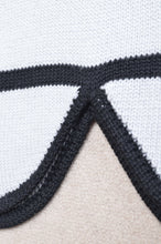 画像をギャラリービューアに読み込む, RIPPLE WAVE HEM KNIT P/O w/NECK PARTS(BORDER)_B
