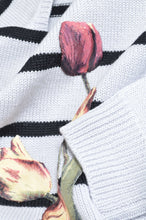 画像をギャラリービューアに読み込む, RIPPLE WAVE HEM KNIT P/O w/NECK PARTS(BORDER)_B
