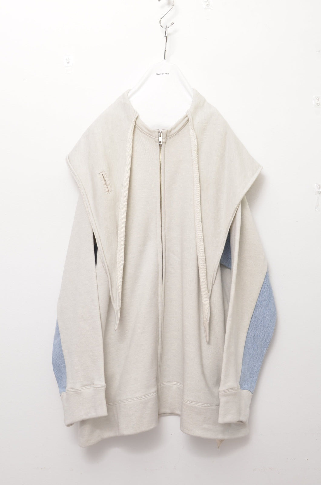 △ SHAWL ZIP-UP PARKA/GRY