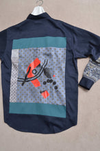 画像をギャラリービューアに読み込む, SILKY TWILL SHIRTS(PRINT) NAVY/02
