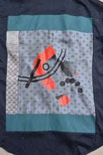 画像をギャラリービューアに読み込む, SILKY TWILL SHIRTS(PRINT) NAVY/02
