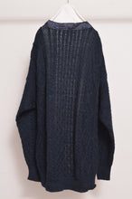 Load image into Gallery viewer, KNIT C/D_NAVY GREEN
