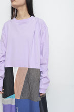 Load image into Gallery viewer, SQUARE SHAKA L/ST OP_01 / PURPLE
