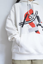 画像をギャラリービューアに読み込む, SLIT SLEEVE HOODIE (PRINT) / WHT/01_X
