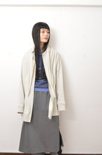 画像をギャラリービューアに読み込む, △ SHAWL ZIP-UP PARKA/GRY
