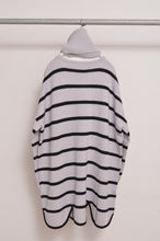 Load image into Gallery viewer, RIPPLE WAVE HEM KNIT P/O w/NECK PARTS_BORDER
