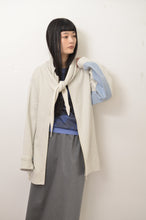 画像をギャラリービューアに読み込む, △ SHAWL ZIP-UP PARKA/GRY
