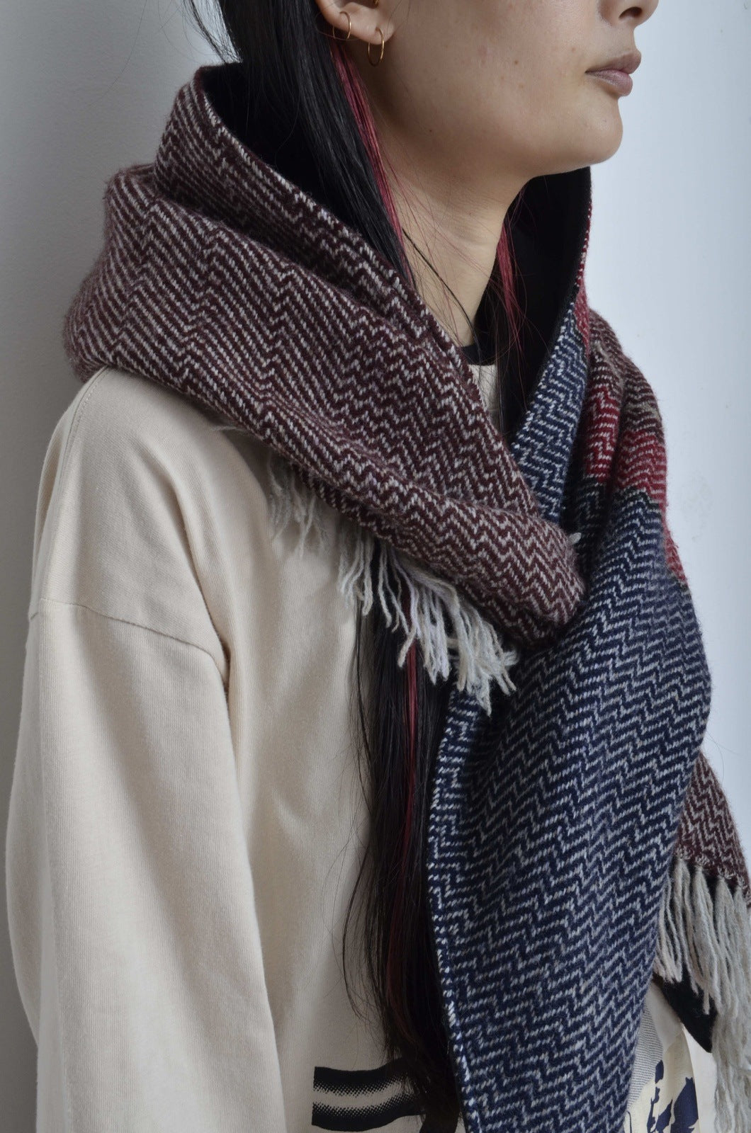 HOOD SHAWL (tsutae SPECIAL) / C