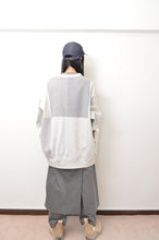 画像をギャラリービューアに読み込む, SWITCHING SWEATSHIRT P/O(w/ PRINT)/L.GRAY*sparkle_001
