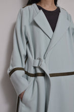 Load image into Gallery viewer, WOOL NO-COLLAR ROBE/SAGE
