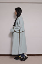画像をギャラリービューアに読み込む, WOOL NO-COLLAR ROBE/SAGE
