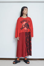 Load image into Gallery viewer, PLEATED TEE OP(PRINT)_X*00 / B
